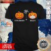 Pumpkin Expectations And Pumpkin Face Mask Reality Halloween Shirt