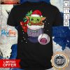 Awesome Los Angeles Angels Christmas Baby Yoda Star Wars Funny Happy MLB T-Shirt