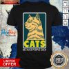 Cats Because People Suck shirt- Design By Pocatees.com