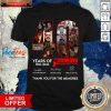 40 Years Of The Shining Signatures Thank You For The Memories Shirt- Design By Pocatees.com
