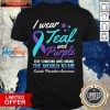 I Wear Teal And Purple Suicide Awareness Shirt