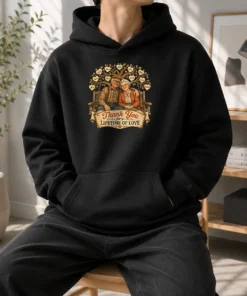 Hot Original Grandparents Day Vintage Family Love Thank You Hoodie