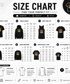 Size chart for Hot Original Grandparents Day Vintage Family Love Thank You with measurements in inches and cm to help choose the right fit