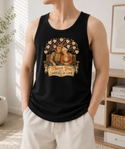 Hot Original Grandparents Day Vintage Family Love Thank You Tank Top