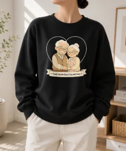 Nice Hot Grandparents Day Thank You Gift Minimalist Sweater