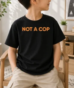 Nice Not A Cop Undercover Police Law Enforcement Kids T-Shirt