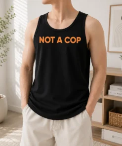 Nice Not A Cop Undercover Police Law Enforcement Tank Top