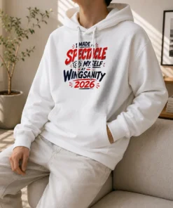 Official Funny I Made A Spectacle Of Myself At Wingsanity 2026 Hoodie