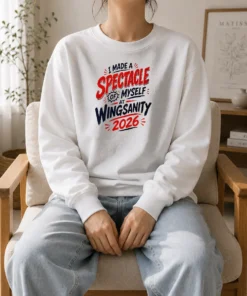 Official Funny I Made A Spectacle Of Myself At Wingsanity 2026 Sweater