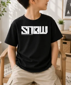 Pretty Snow Skiing All Art Is But Imitation Of Nature Kids T-Shirt